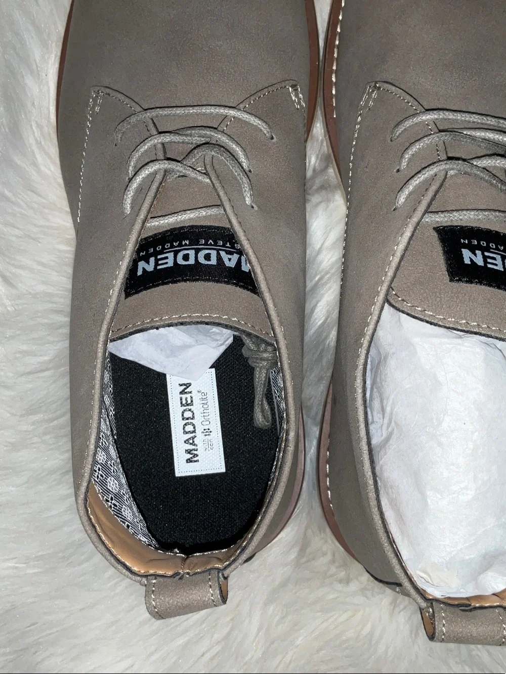 Steve Madden Men Grey chukka boots
